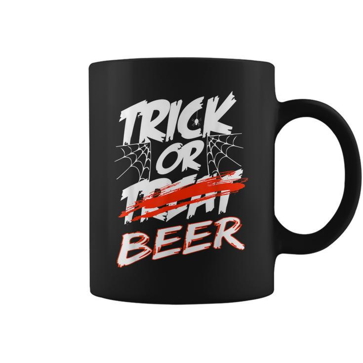 Trick Or Beer - Trick Or Treating Halloween Beer Drinkers  Coffee Mug