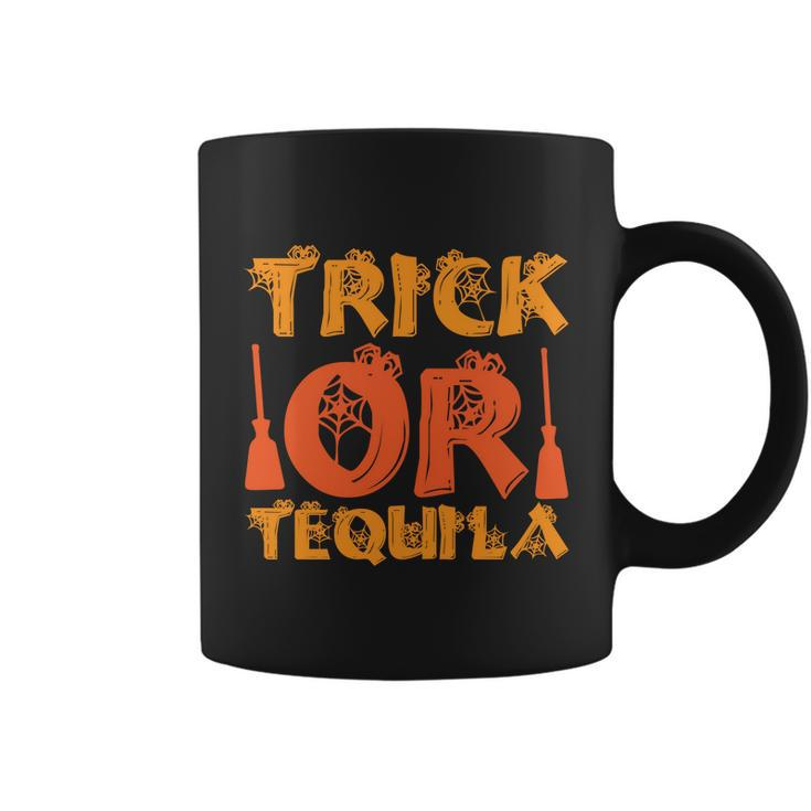 Trick Or Tequila Halloween Quote Coffee Mug