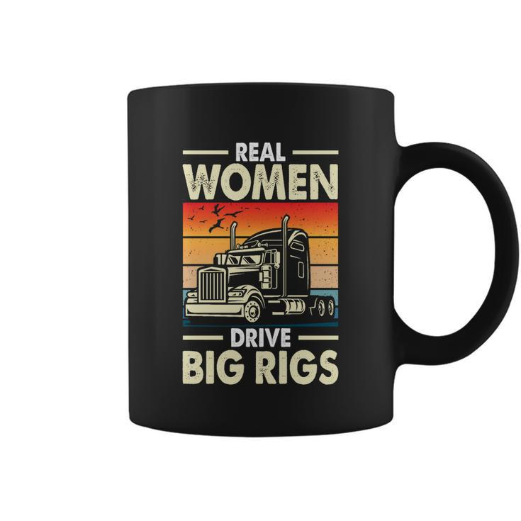 Truck Driver Gift Real Drive Big Rigs Vintage Gift Coffee Mug