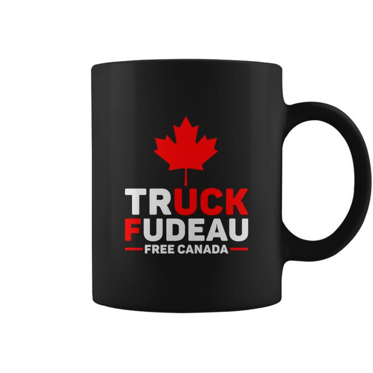 Truck Fudeau Anti Trudeau Truck Off Trudeau Anti Trudeau Free Canada Trucker Her Coffee Mug