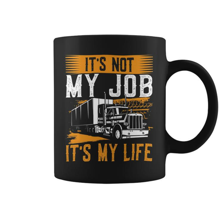 Trucker Trucker Accessories For Truck Driver Diesel Lover Trucker_ V6 Coffee Mug