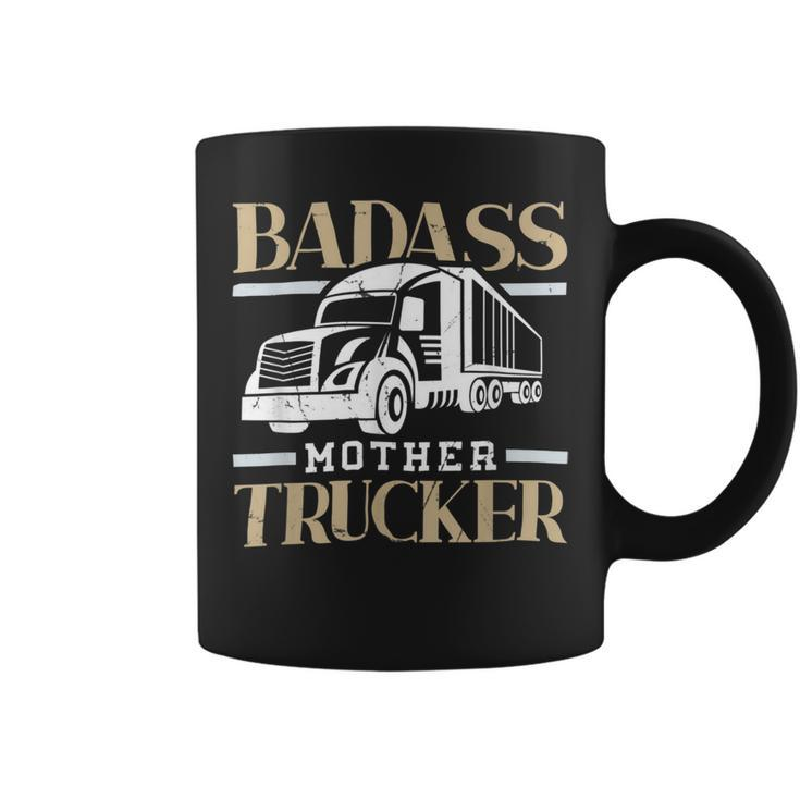 Trucker Trucker Accessories For Truck Driver Motor Lover Trucker_ V11 Coffee Mug