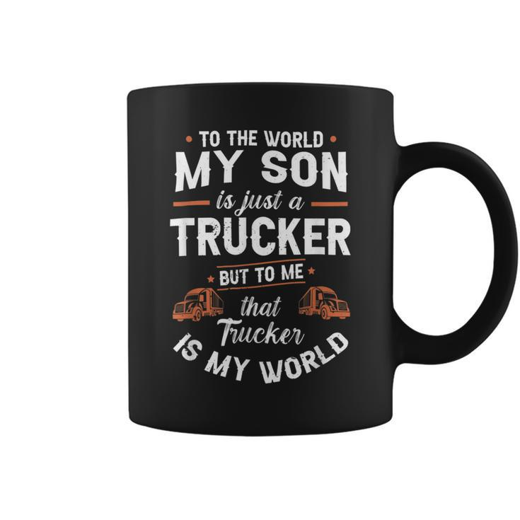 Trucker Trucker Accessories For Truck Driver Motor Lover Trucker_ V15 Coffee Mug