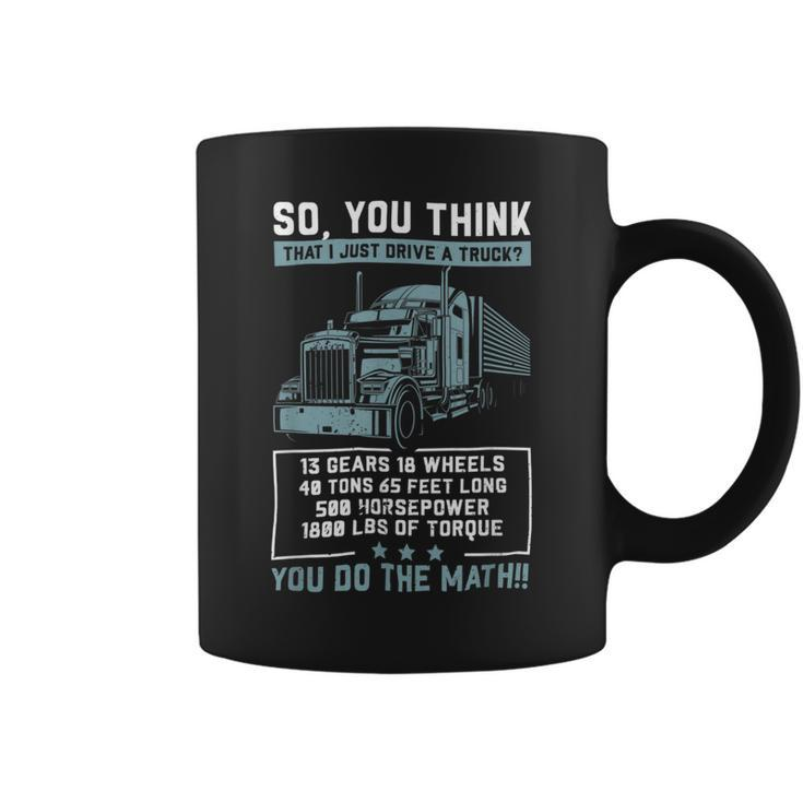 Trucker Trucker Accessories For Truck Driver Motor Lover Trucker_ V28 Coffee Mug