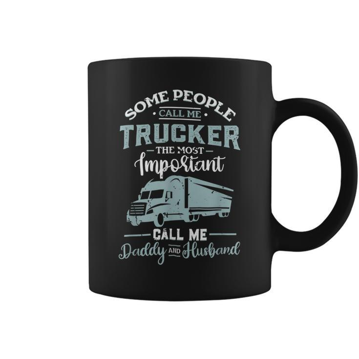 Trucker Trucker Accessories For Truck Driver Motor Lover Trucker_ V3 Coffee Mug