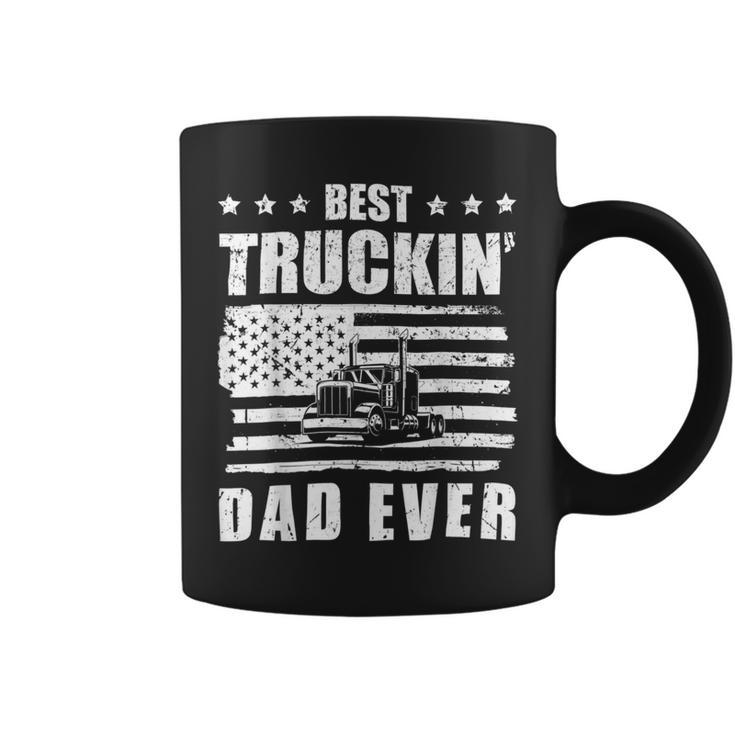 Trucker Trucker Best Truckin Dad Ever Driver V2 Coffee Mug