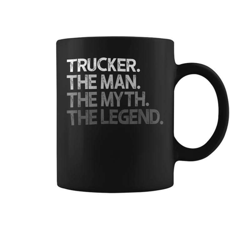 Trucker Trucker The Man Myth Legend V2 Coffee Mug