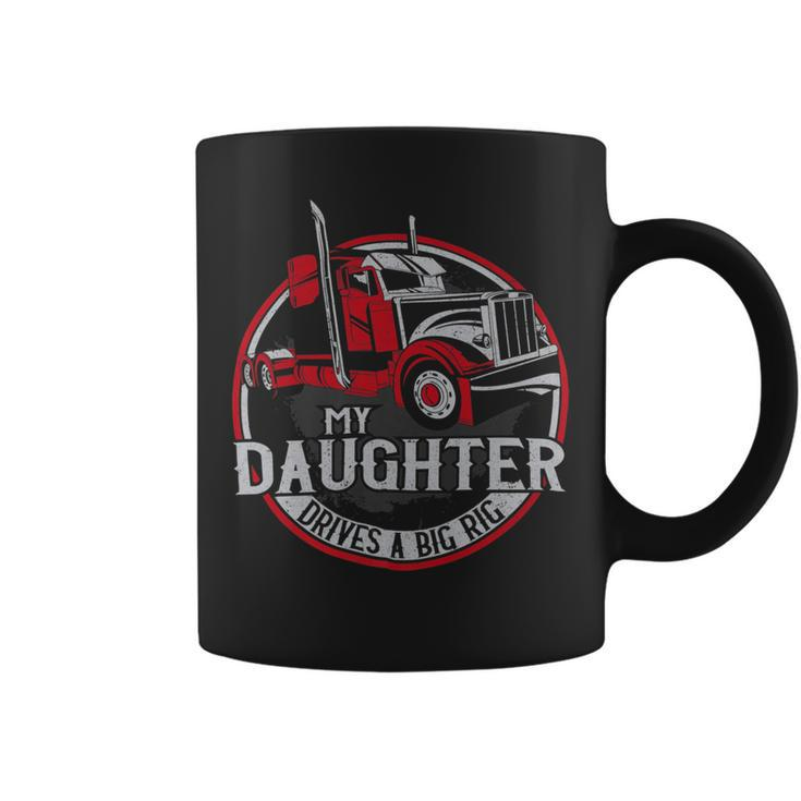 Trucker Trucker Truck Driver Father Mother Daughter Vintage My Coffee Mug