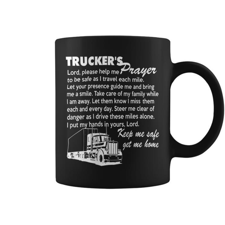Trucker Truckers Prayer Truck Driver For And T Shirt Coffee Mug