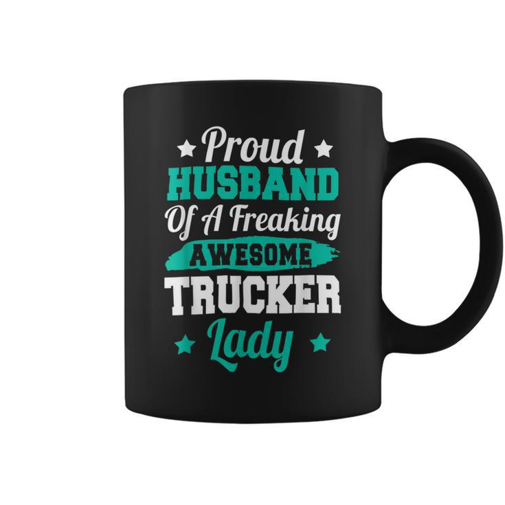 Trucker Trucking Truck Driver Trucker Husband Coffee Mug