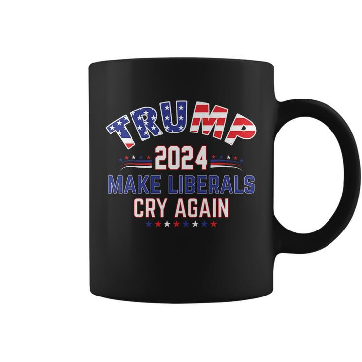 Trump 2024 Make Liberals Cry Again Coffee Mug