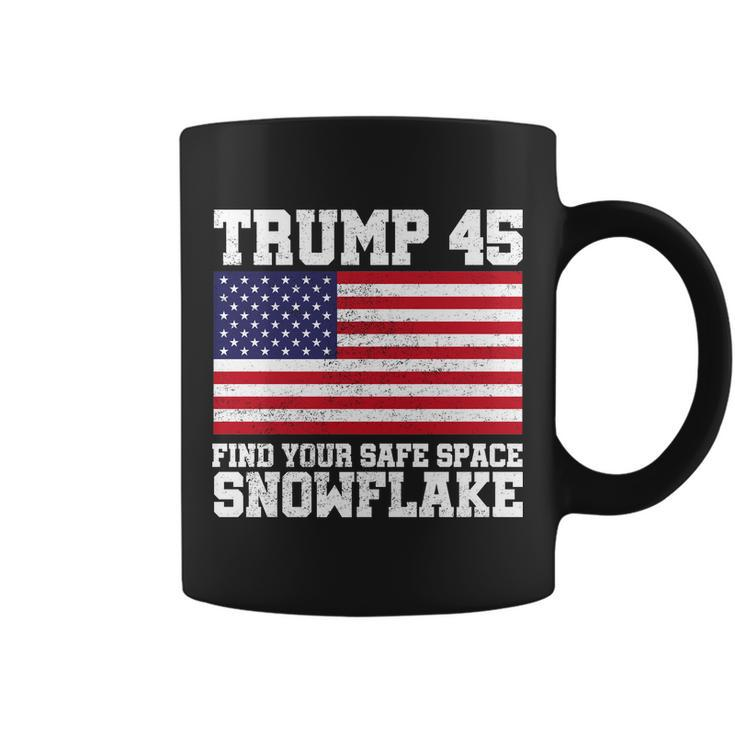Trump 45 Find Your Safe Place Snowflake Tshirt Coffee Mug