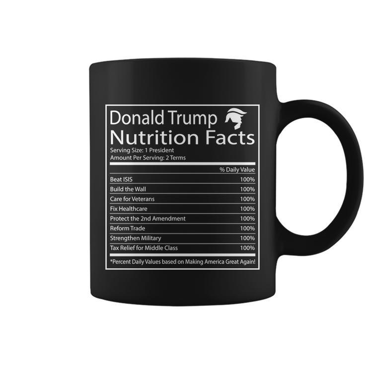 Trump Nutrition Facts Make America Great Tshirt Coffee Mug