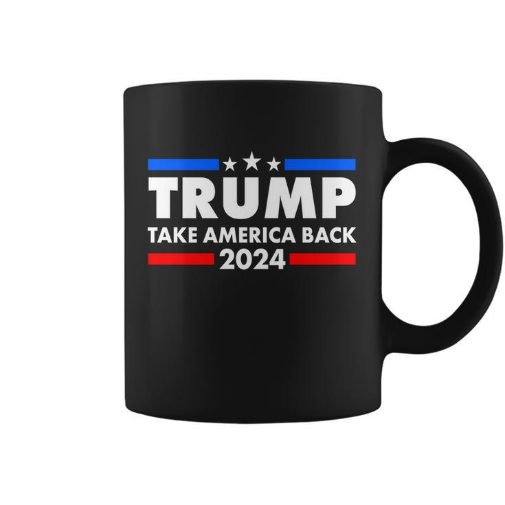 Trump Take America Back 2024 Election Logo Coffee Mug