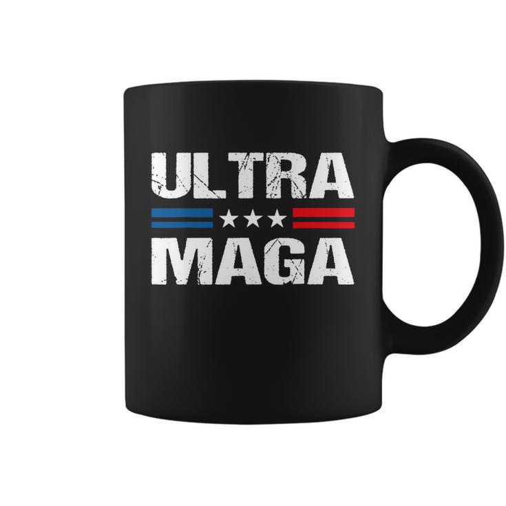 Ultra Maga 2024 Trump Biden Coffee Mug