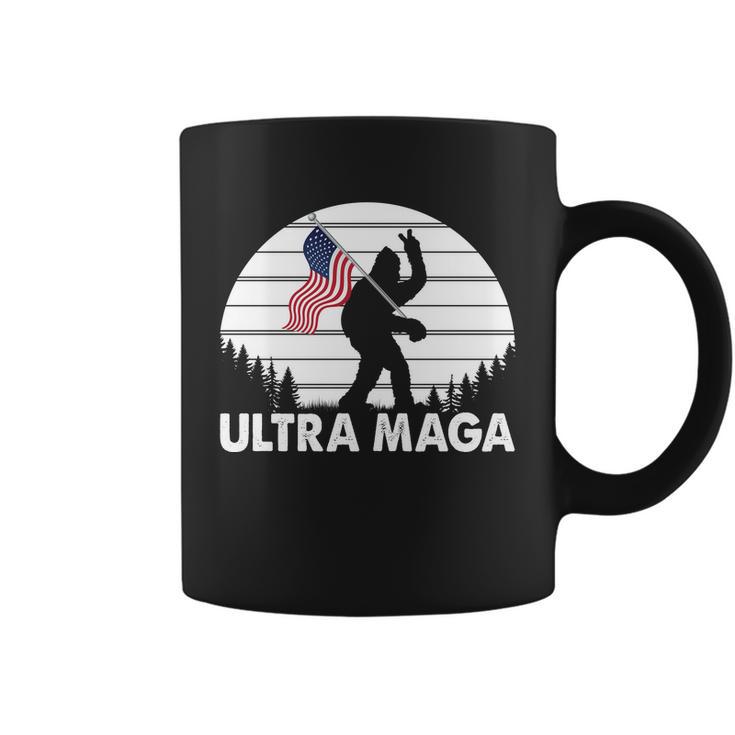 Ultra Maga Big Foot Sasquatch Tshirt Coffee Mug