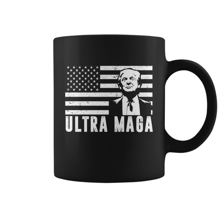 Ultra Maga Donald Trump Usa Flag V2 Coffee Mug