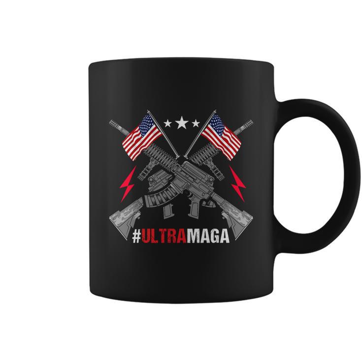 Ultra Maga Funny Conservative Anti Biden Pro Trump Tshirt Coffee Mug