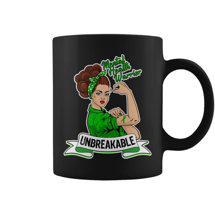 Unbreakable Mental Health Warrior V2 Coffee Mug