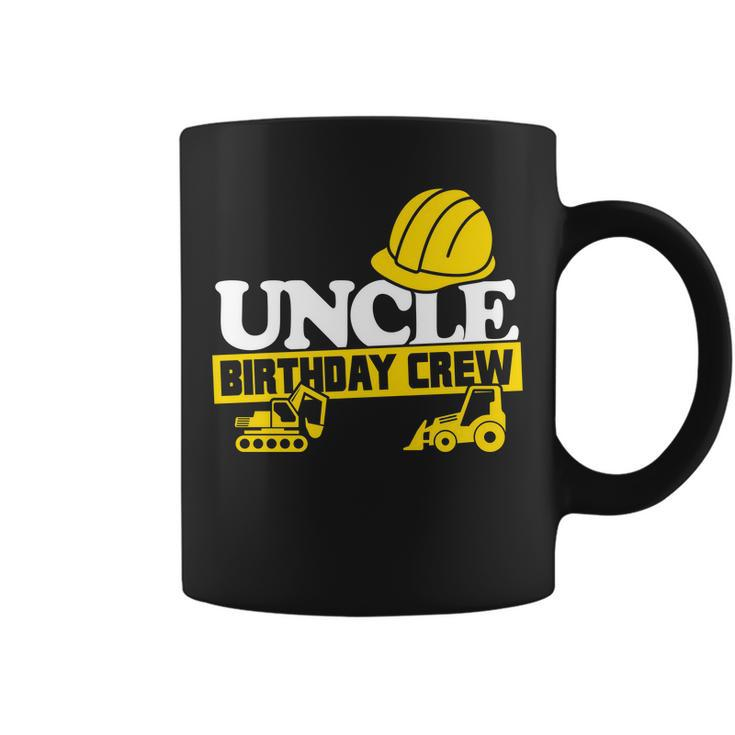 Uncle Birthday Crew Construction Party Graphic Design Printed Casual Daily Basic Coffee Mug