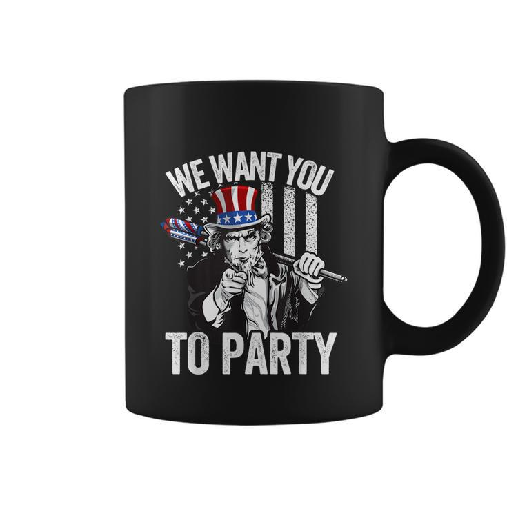 Uncle Sam Firework 4Th Of July Shirt Men American Usa Flag Coffee Mug