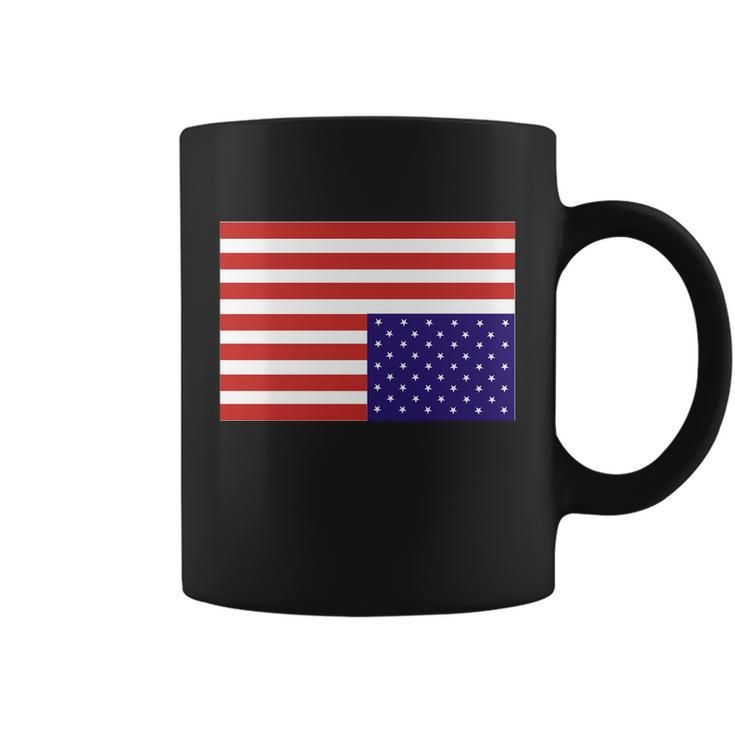 Upside Down American Flag In Distress Coffee Mug