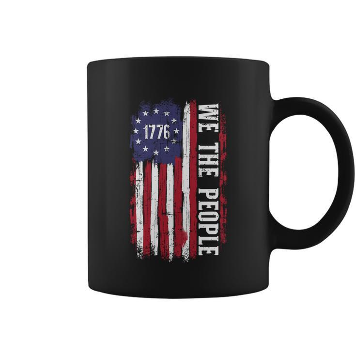 Us American Flag 1776 We The People For Independence Day Gift Coffee Mug
