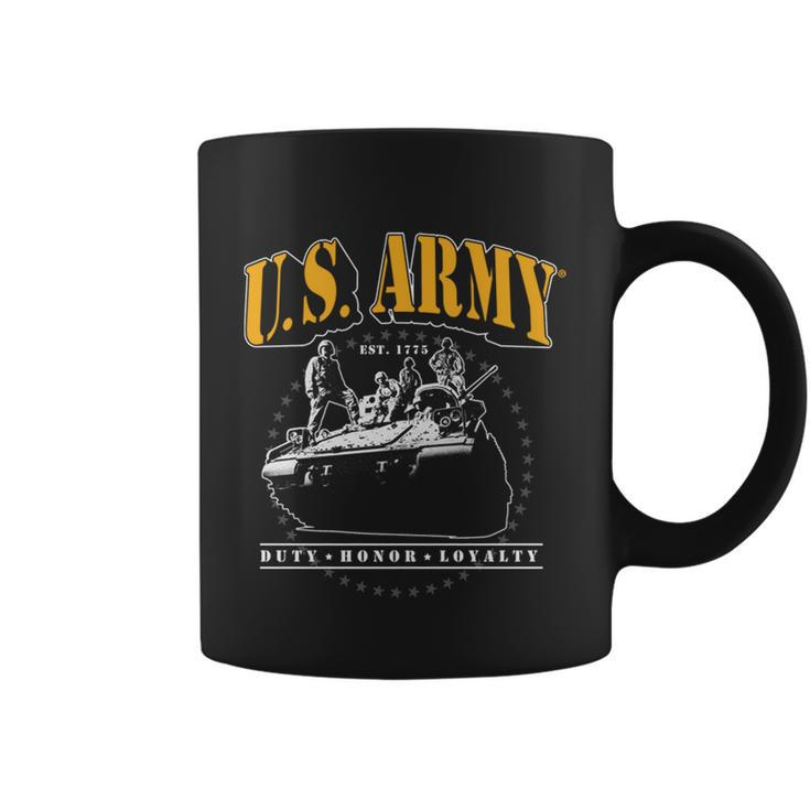 US Army Tank Duty Honor Loyalty Coffee Mug