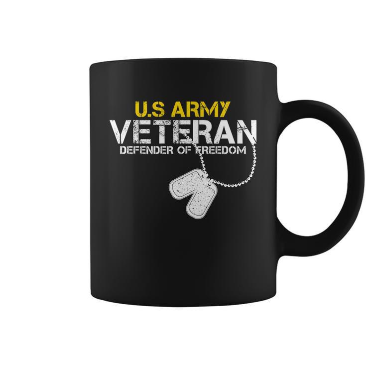 Us Army Veteran Defender Of Freedom Coffee Mug