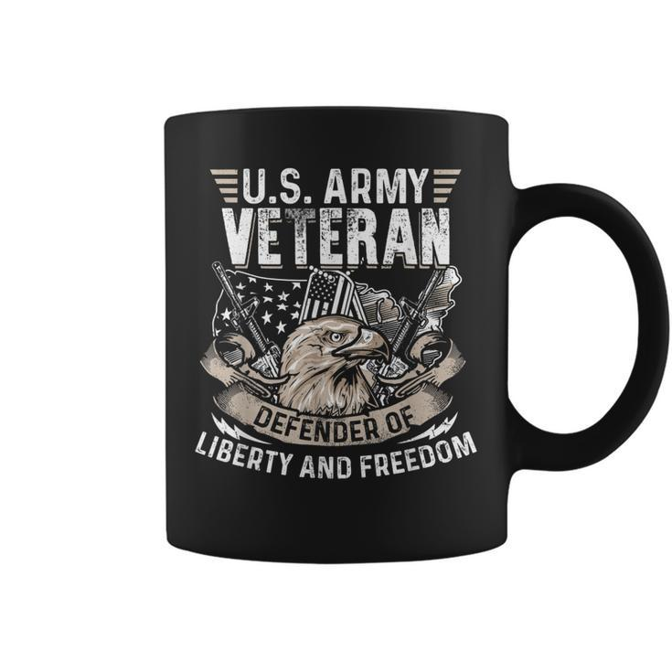 Us Army Veteran Defender Of Liberty 4Th Of July Day  Coffee Mug