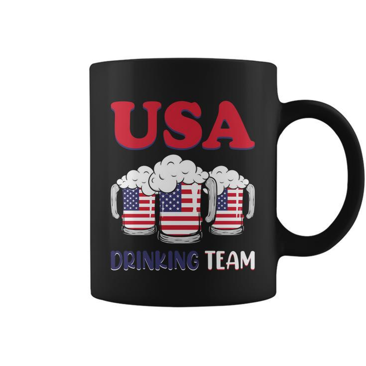 Usa Drinking Team Usa Flag Graphic 4Th Of July Plus Size Shirt Coffee Mug