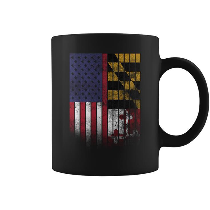 Usa Maryland Flag Coffee Mug