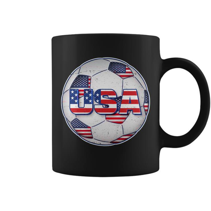Usa Soccer Team Ball Coffee Mug