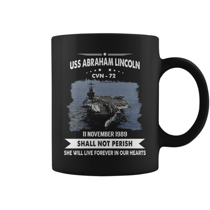 Uss Abraham Lincoln Cvn  V2 Coffee Mug
