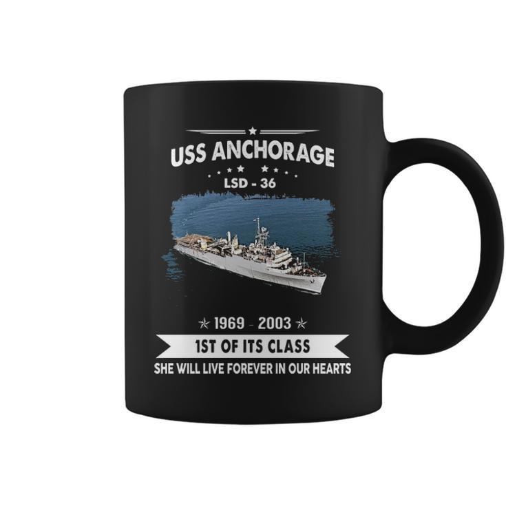 Uss Anchorage Lsd V2 Coffee Mug