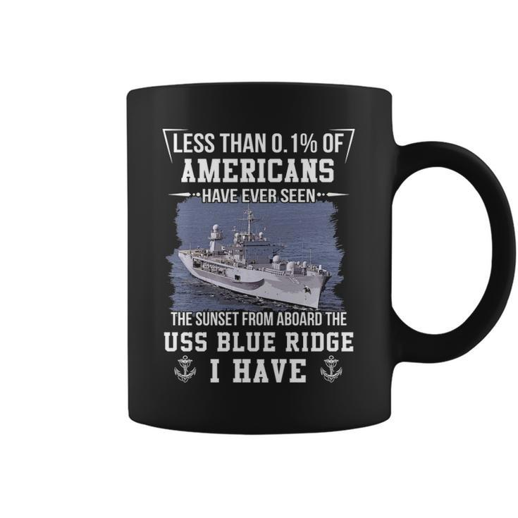 Uss Blue Ridge Lcc 19 Sunset Coffee Mug