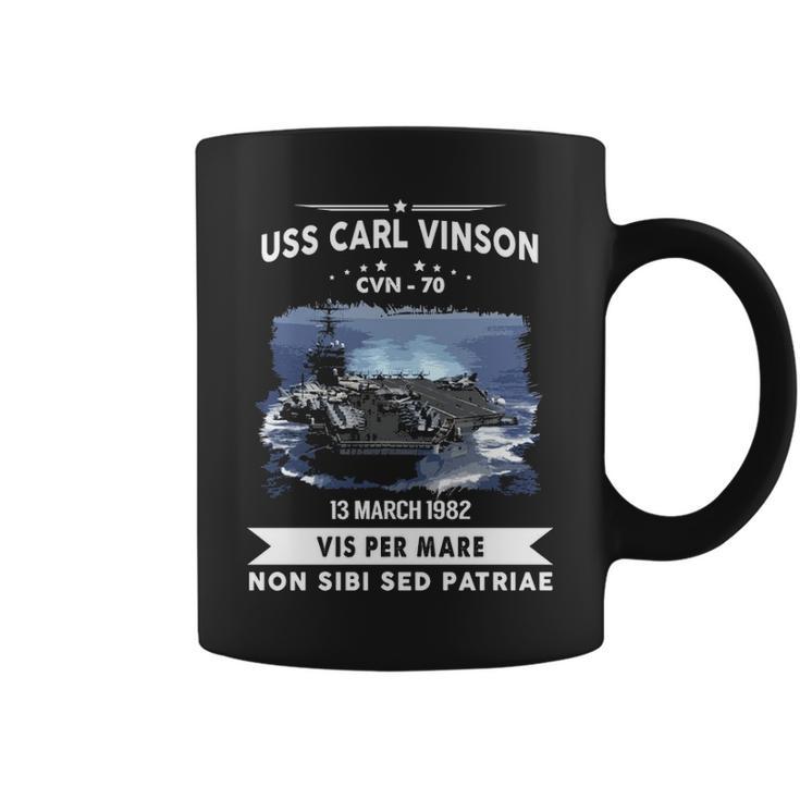 Uss Carl Vinson Cvn  V2 Coffee Mug