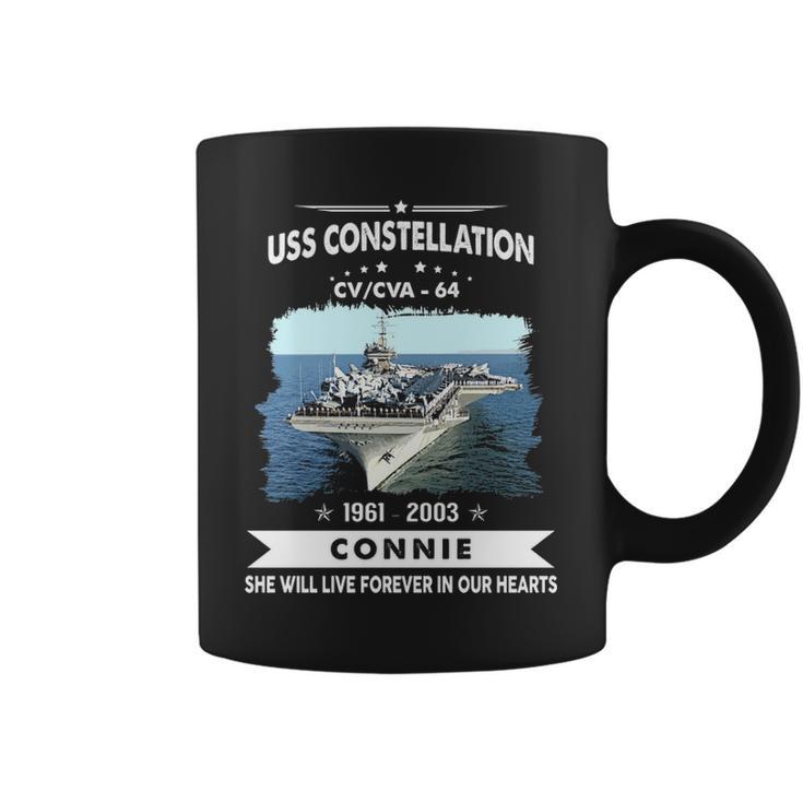 Uss Constellation Cv 64 Cva 64 Front Style Coffee Mug