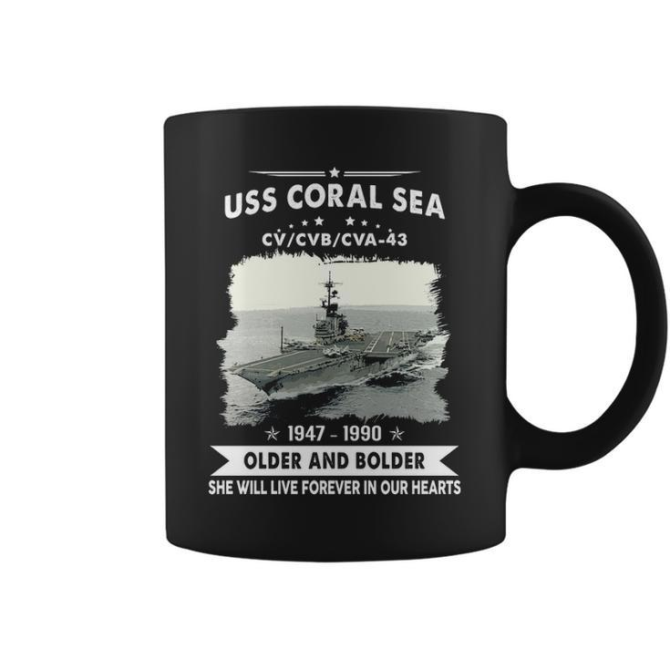Uss Coral Sea Cv 43 Cva  V2 Coffee Mug
