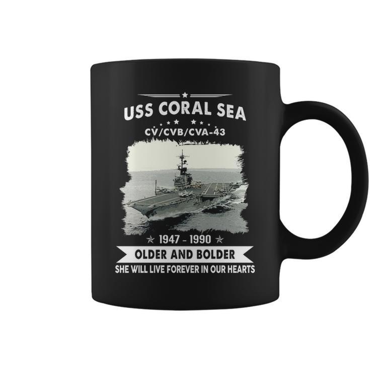 Uss Coral Sea Cv 43 Cva  V3 Coffee Mug