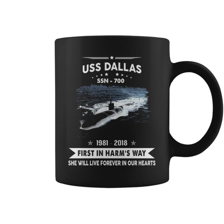 Uss Dallas Ssn V2 Coffee Mug