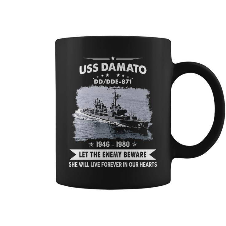 Uss Damato Dde 871 Dd  Coffee Mug