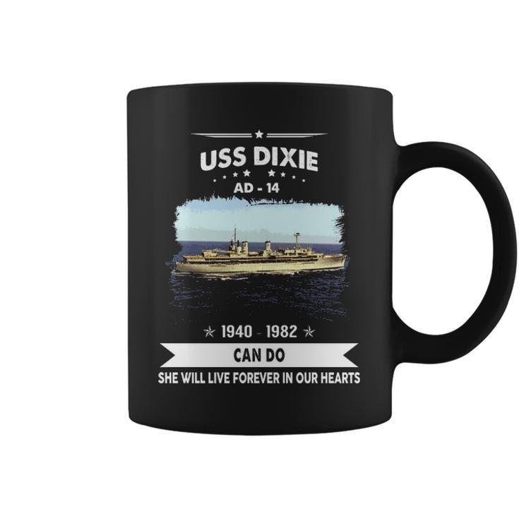 Uss Dixie Ad  Coffee Mug