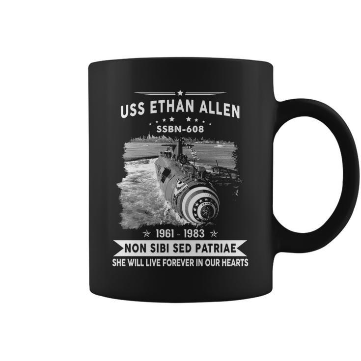 Uss Ethan Allen Ssbn  Coffee Mug