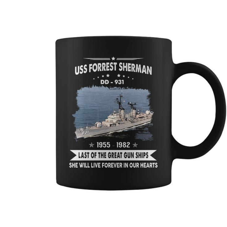 Uss Forrest Sherman Dd  Coffee Mug
