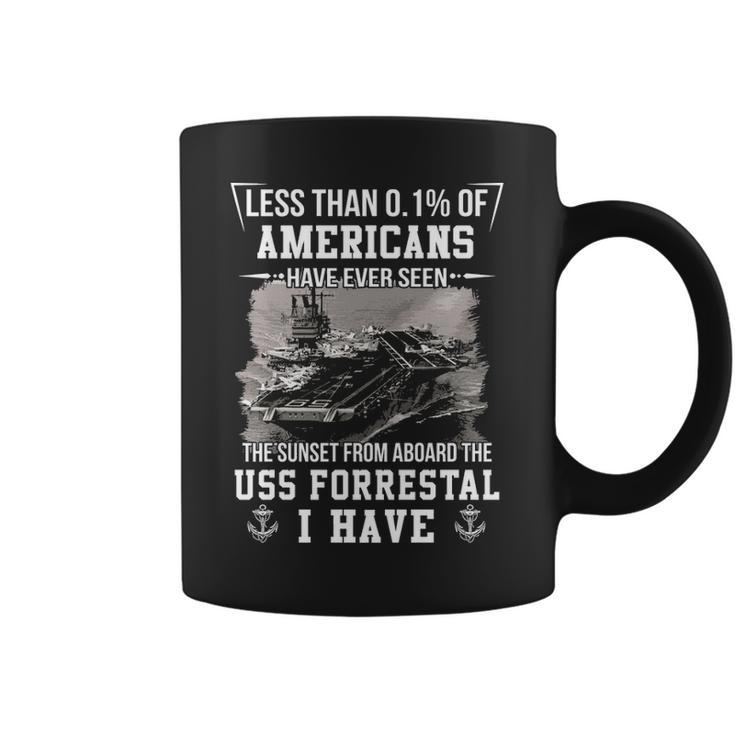 Uss Forrestal Cv 59 Sunset Coffee Mug