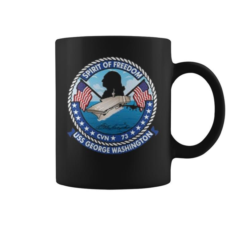 Uss George Washington Cvn  V2 Coffee Mug