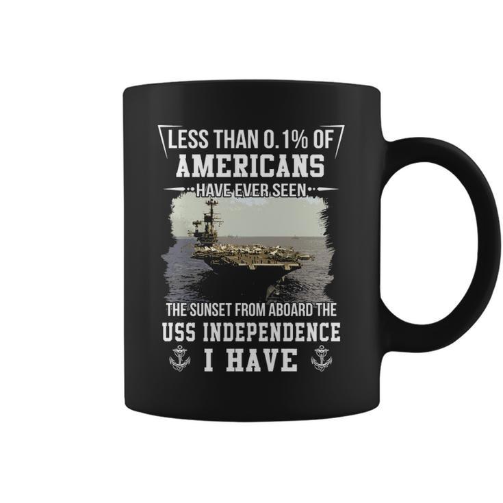 Uss Independence Cva Cv 62 Sunset V2 Coffee Mug