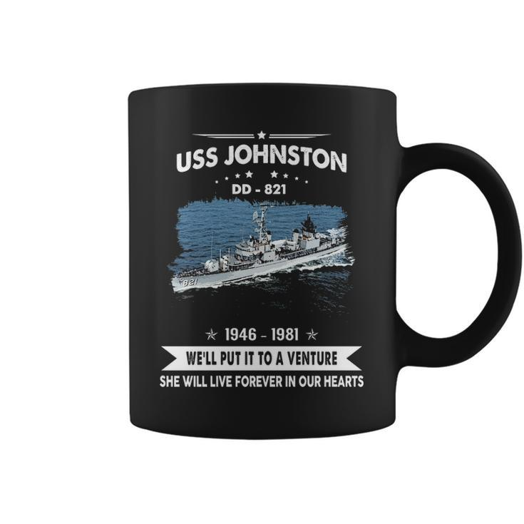 Uss Johnston Dd 821 Front Style Coffee Mug