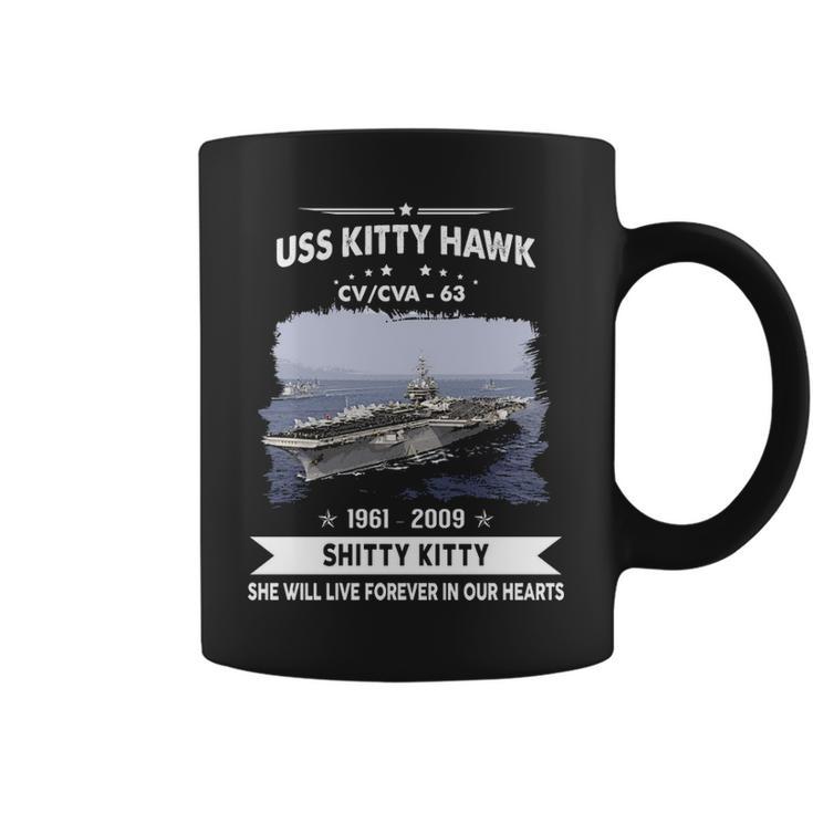 Uss Kitty Hawk Cv 63 Cva 63 Shitty Kitty Coffee Mug